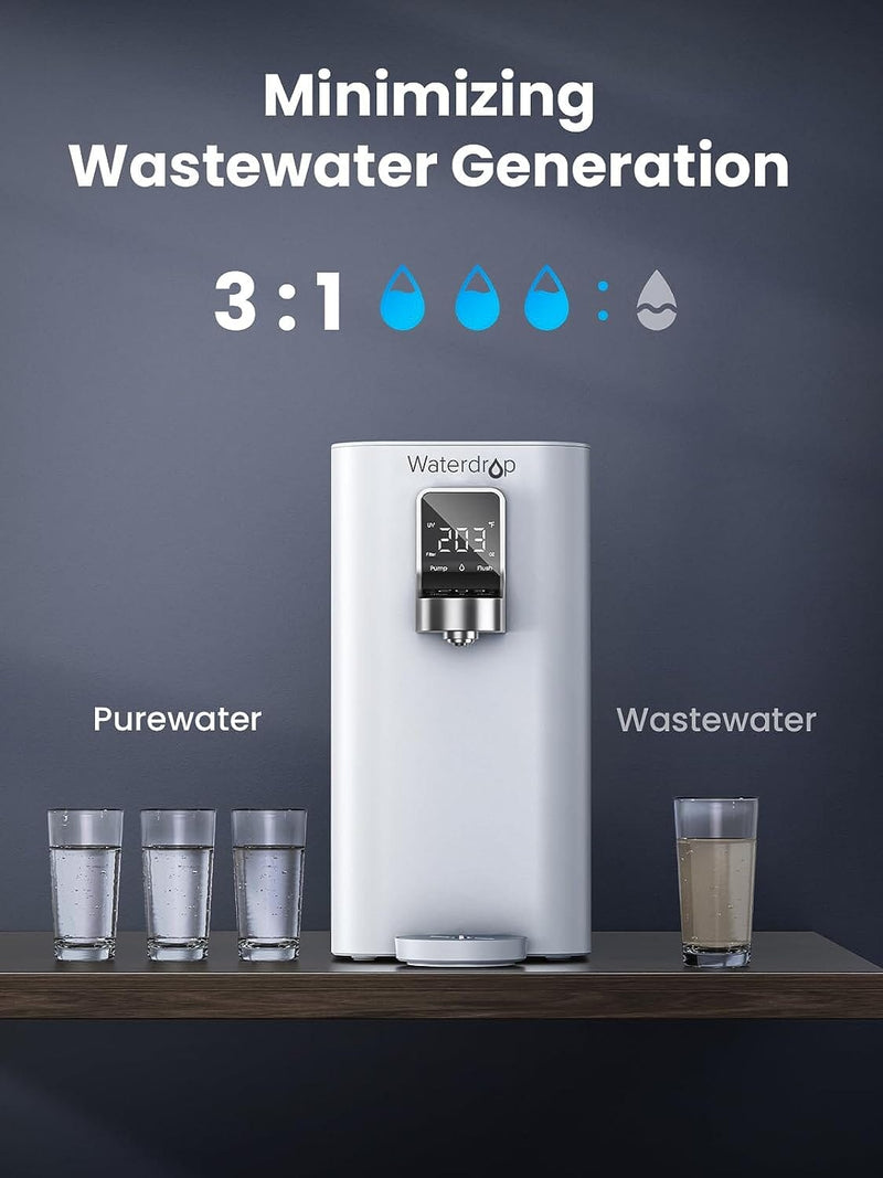 Waterdrop Instant Hot Countertop RO System (WD-K19-H)