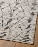 Loloi Kamala Transitional in Charcoal and Dove 2' 7" x 8' Runner Rug (KAM-02)