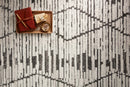 Loloi Kamala Transitional in Charcoal and Dove 2' 3" x 3'10" Accent Rug (KAM-02)