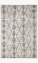 Loloi Kamala Transitional in Charcoal and Dove 5' 3" x 7' 9" Area Rug (KAM-02)