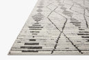 Loloi Kamala Transitional in Charcoal and Dove 5' 3" x 7' 9" Area Rug (KAM-02)