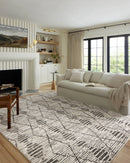 Loloi Kamala Transitional in Charcoal and Dove 2' 3" x 3'10" Accent Rug (KAM-02)