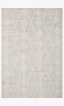 Loloi Kamala Transitional in Ivory and Silver 5' 3" x 7' 9" Area Rug (KAM-02)