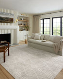 Loloi Kamala Transitional in Ivory and Silver 4' x 6' Accent Rug (KAM-02)