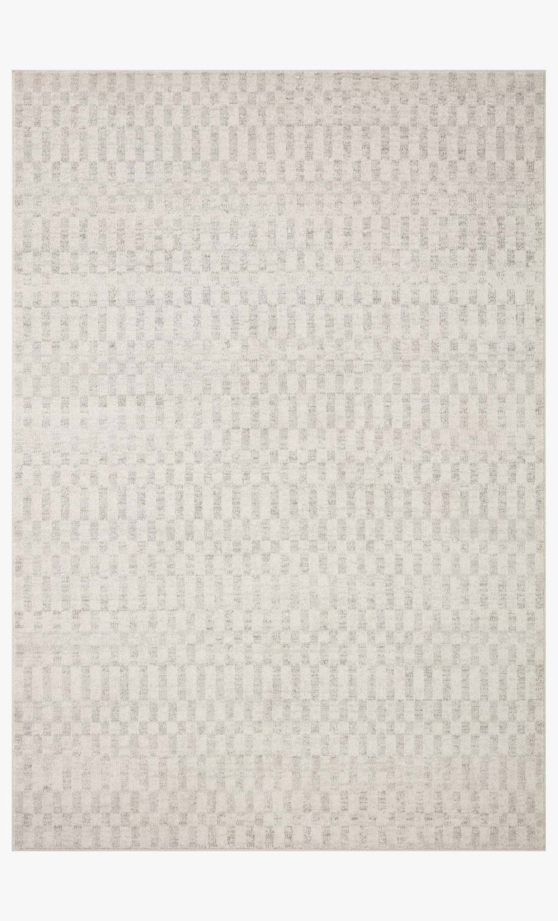 Loloi Kamala Transitional in Ivory and Grey 6' 7" x 9' 6" Area Rug (KAM-05)