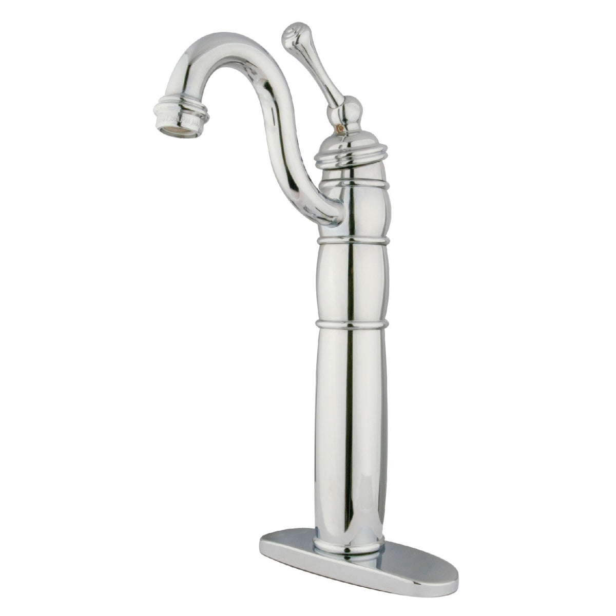 Heritage Single-Handle Vessel Sink Faucet in Polished Chrome