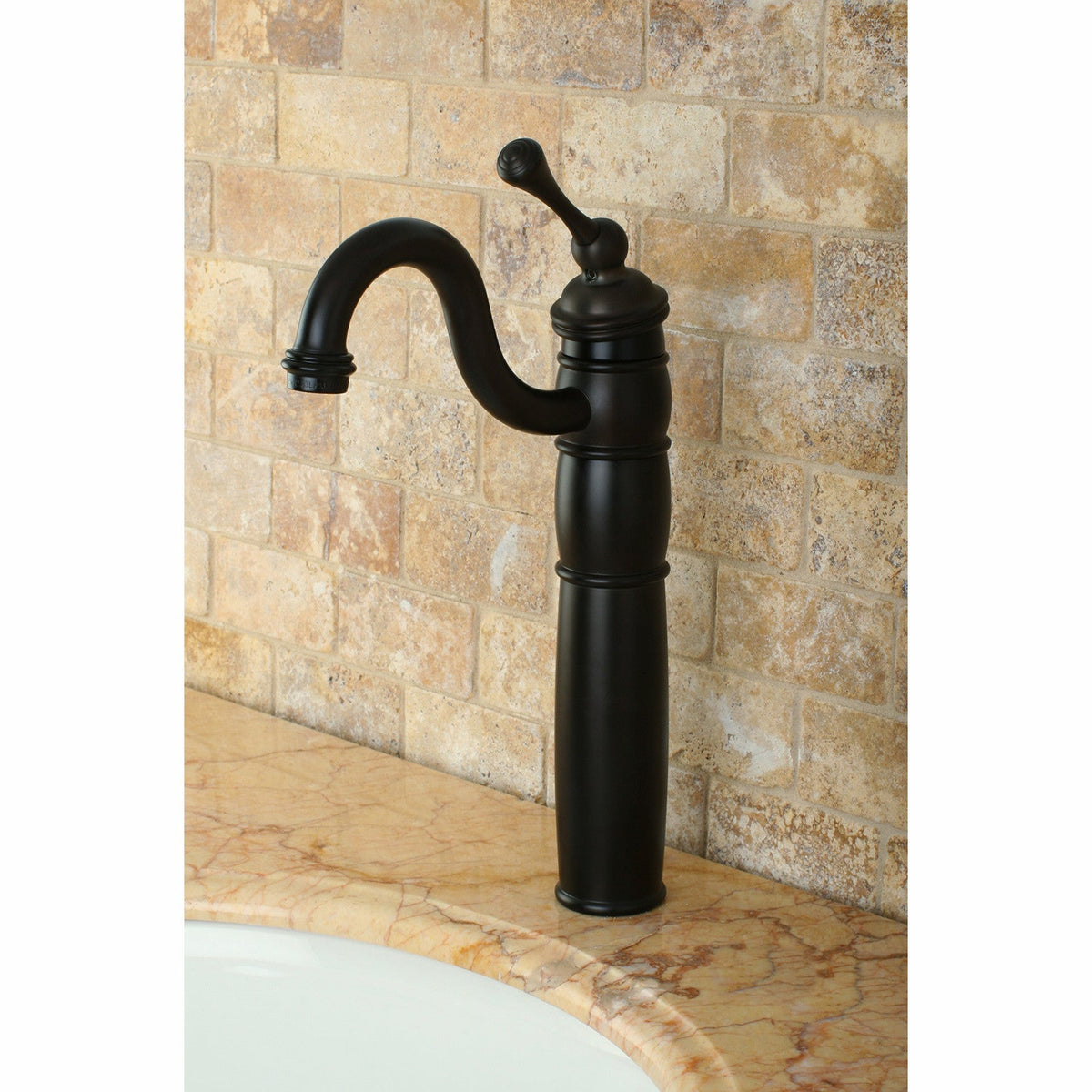 Heritage Single-Handle Vessel Sink Faucet in Oil Rubbed Bronze