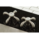 Kingston Brass French Country Double-Handle Widespread Kitchen Faucet with Brass Sprayer, Brushed Nickel (KB1798TXBS)