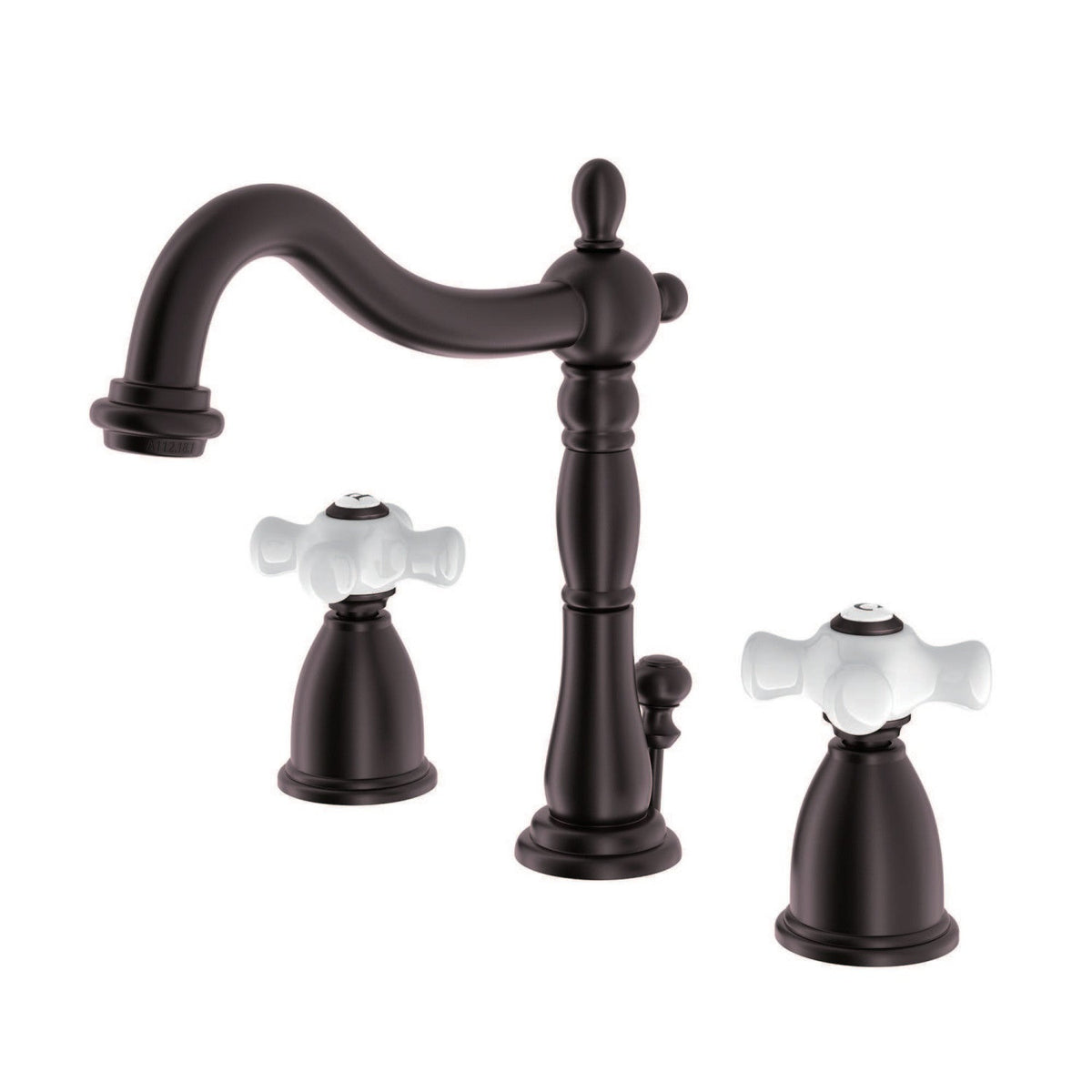 Heritage Widespread Bathroom Faucet with Pop-Up Drain in Oil Rubbed Bronze