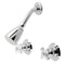 Kingston Brass Victorian Double-Handle Shower Faucet, Polished Chrome (KB241PXSO)