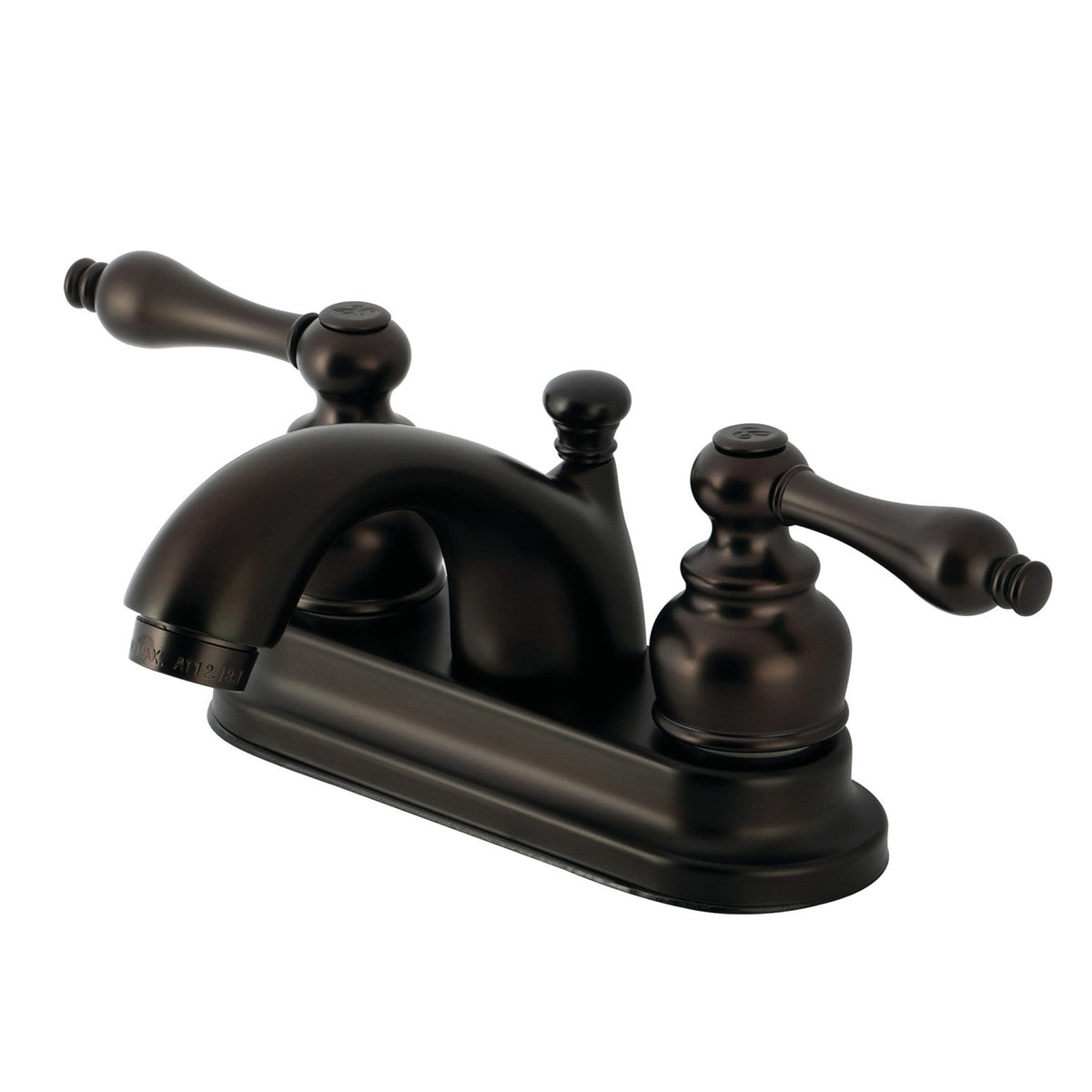 Vintage Double-Handle 4" Centerset Bathroom Faucet with Pop-Up Drain in Oil Rubbed Bronze