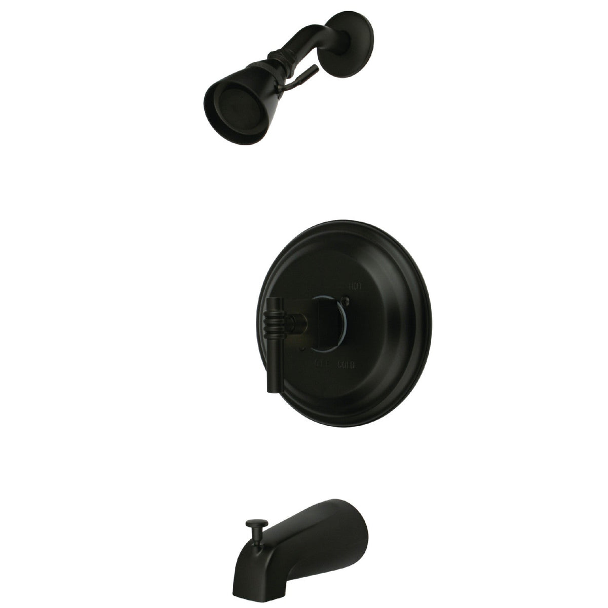 Milano Single-Handle Pressure Balanced Tub and Shower Faucet in Oil Rubbed Bronze