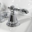 Kingston Brass Victorian Three-Handle Bidet Faucet with Brass Pop-Up, Polished Chrome (KB321AL)