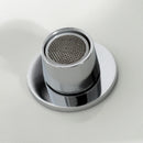 Kingston Brass Victorian Three-Handle Bidet Faucet with Brass Pop-Up, Polished Chrome (KB321AL)