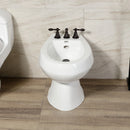 Kingston Brass Victorian Three-Handle Bidet Faucet with Brass Pop-Up, Oil Rubbed Bronze (KB325AL)