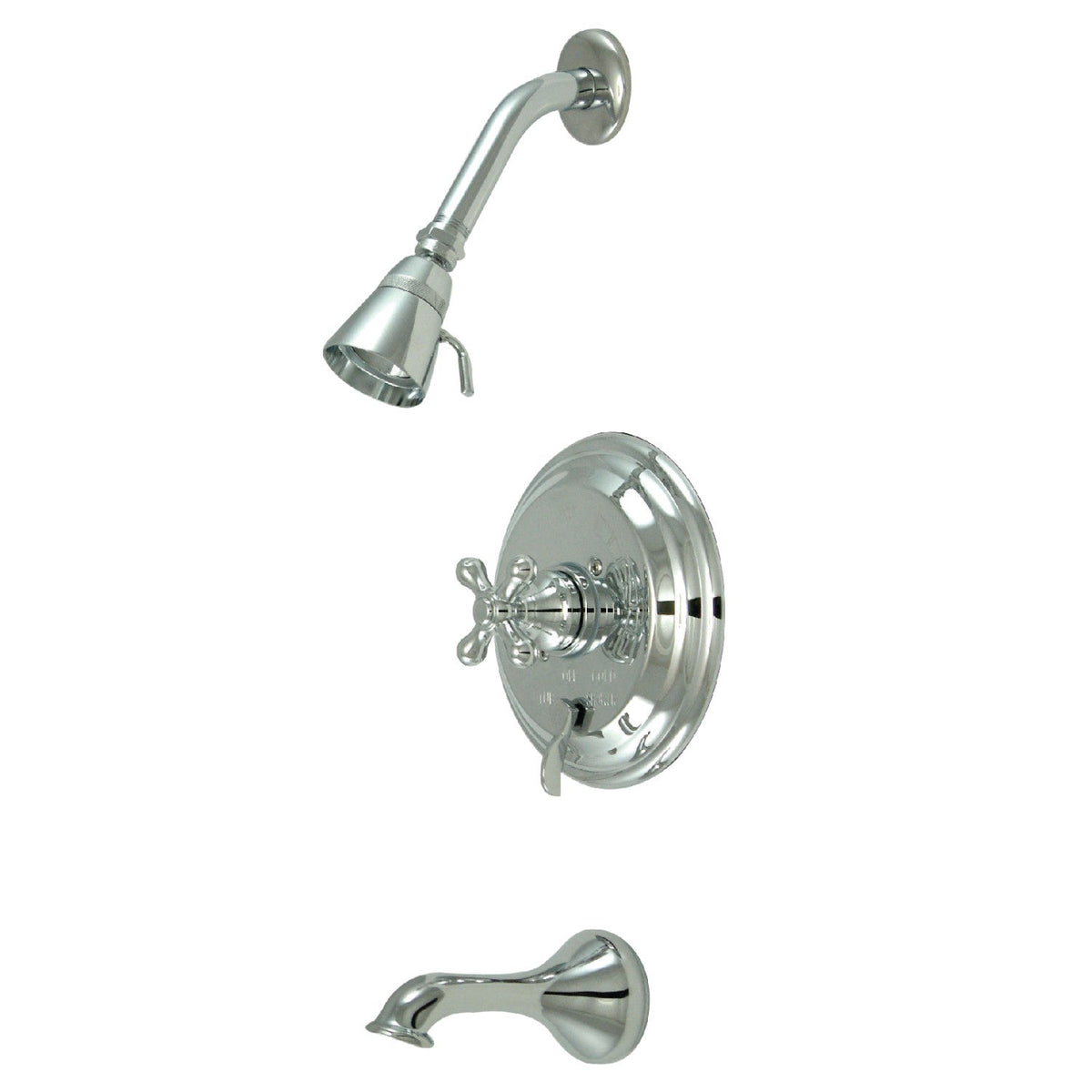 Restoration Single-Handle Pressure Balanced Tub and Shower Faucet in Polished Chrome