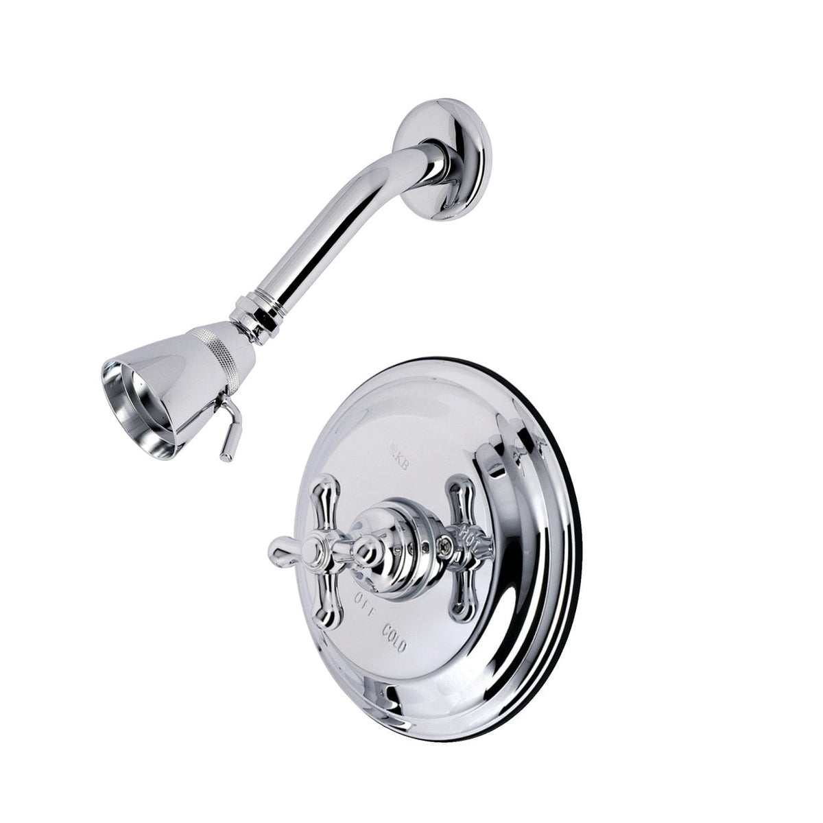 Restoration Single-Handle Pressure Balanced Shower Faucet in Polished Chrome