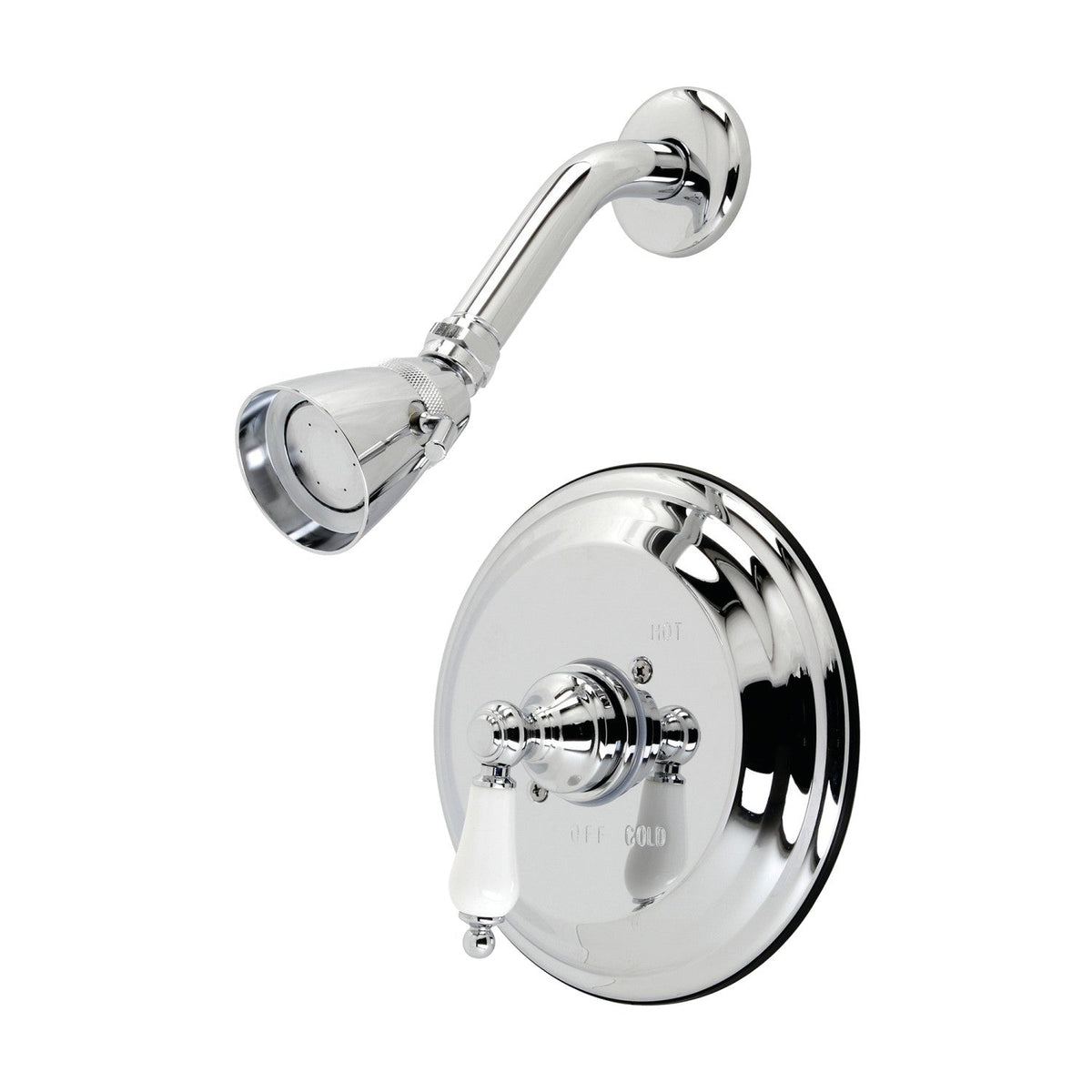 Restoration Single-Handle Pressure Balanced Shower Faucet in Polished Chrome