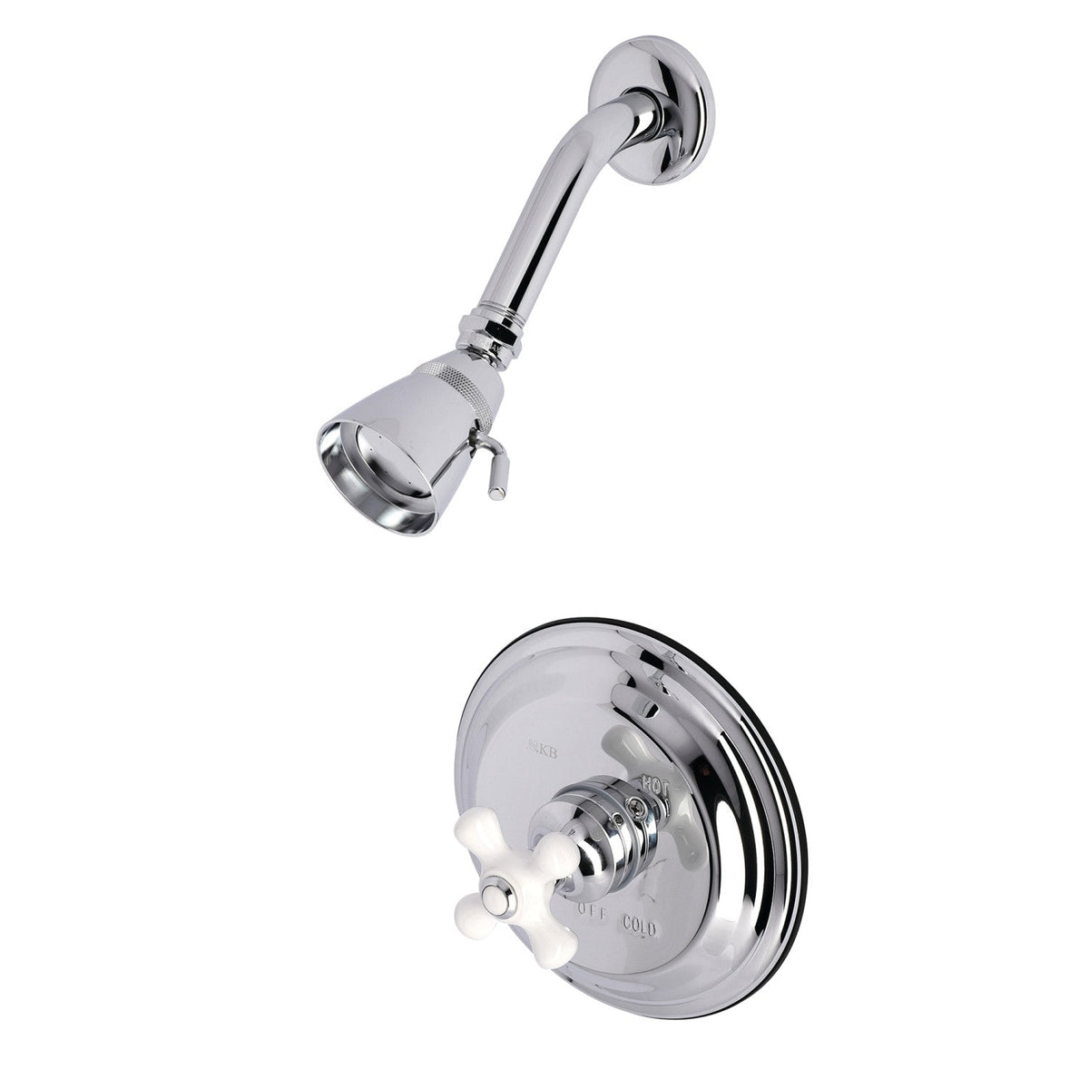 Restoration Single-Handle Pressure Balanced Shower Faucet in Polished Chrome