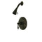 Kingston Brass Restoration Single-Handle Pressure Balanced Shower Faucet, Oil Rubbed Bronze (KB3635ALSO)