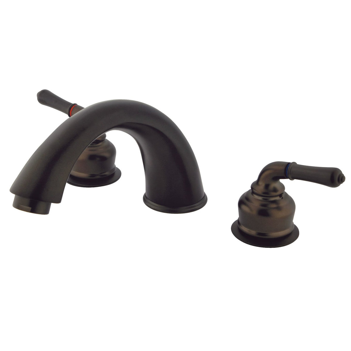 Magellan Two-Handle Deck Mount Roman Tub Faucet in Oil Rubbed Bronze