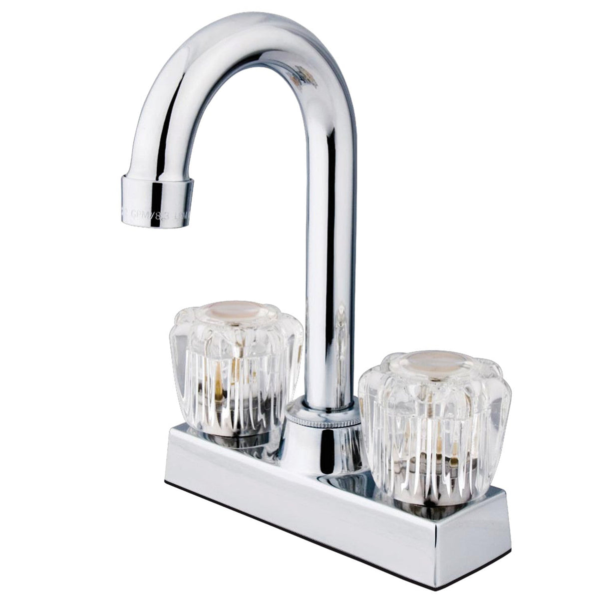 Americana Double-Handle 4" Centerset Bar Faucet in Polished Chrome