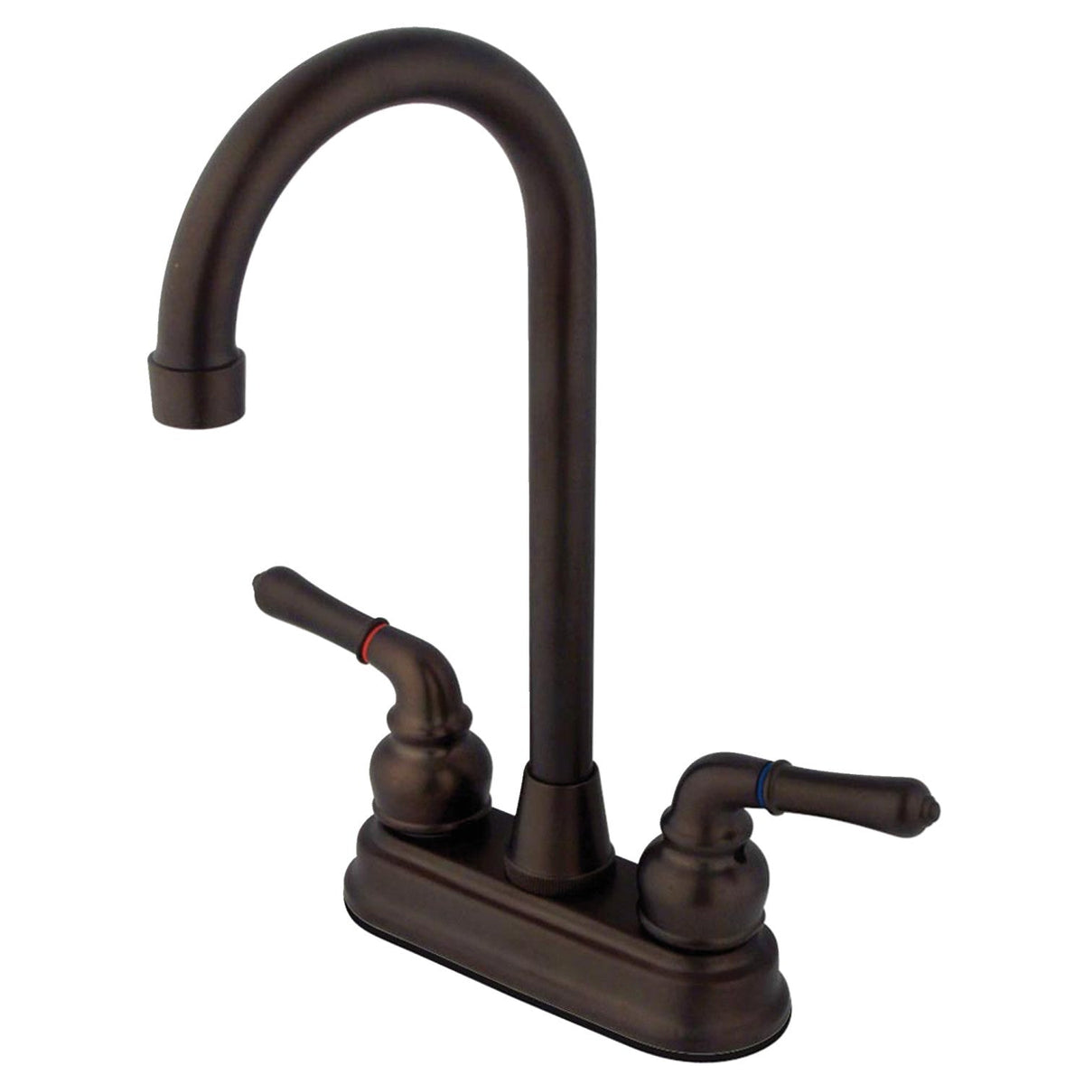 Magellan Double-Handle 4" Centerset Bar Faucet in Oil Rubbed Bronze
