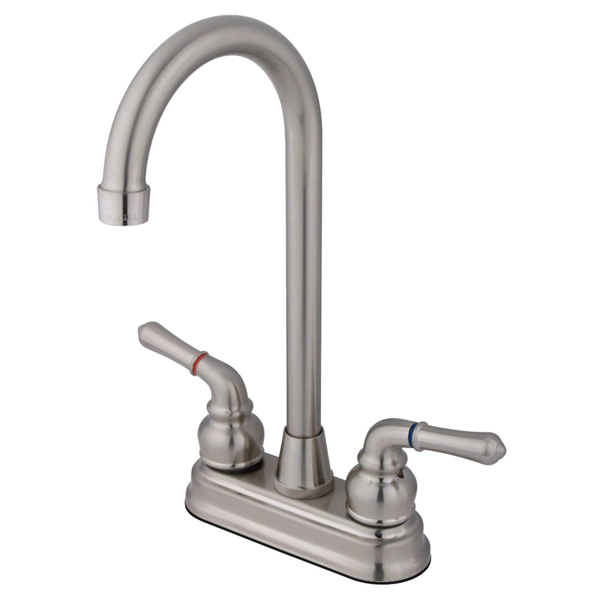Magellan Double-Handle 4" Centerset Bar Faucet in Brushed Nickel