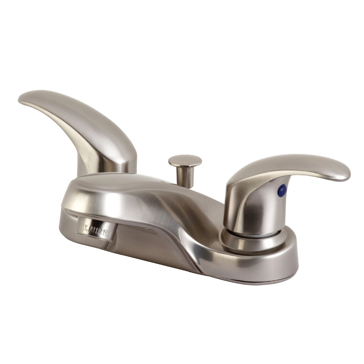 Legacy Double-Handle 4" Centerset Bathroom Faucet with Pop-Up Drain in Brushed Nickel