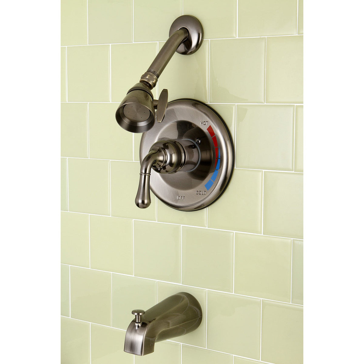 Magellan Single-Handle Pressure Balanced Tub and Shower Faucet in Black Stainless