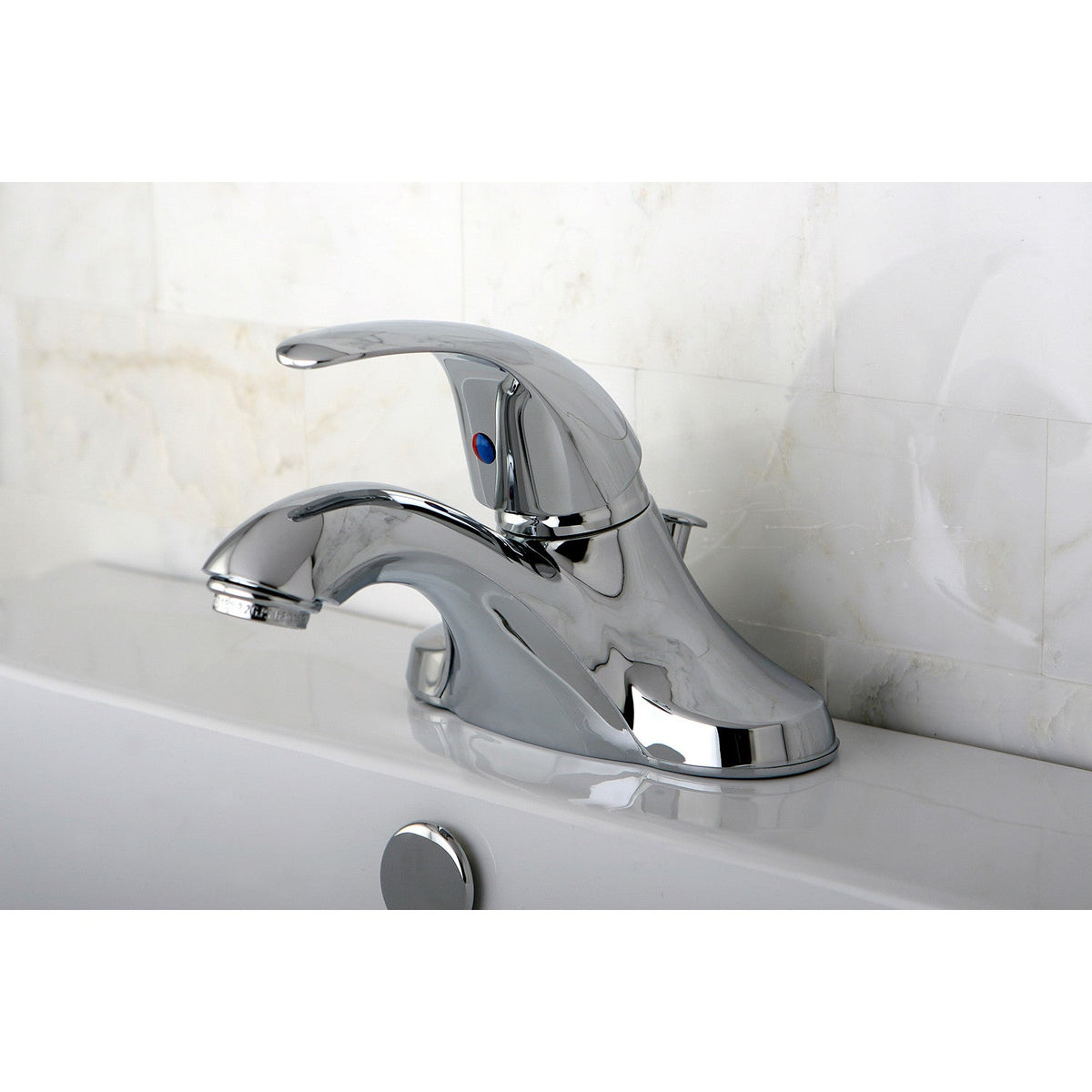 Legacy Single-Handle 4" Centerset Bathroom Faucet with Pop-Up Drain in Polished Chrome