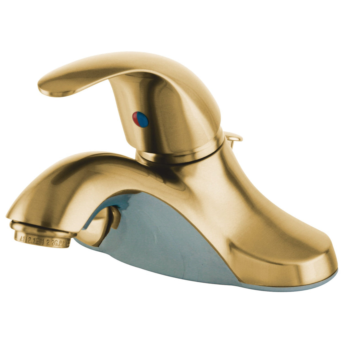 Legacy Single-Handle 4" Centerset Bathroom Faucet with Pop-Up Drain in Polished Brass