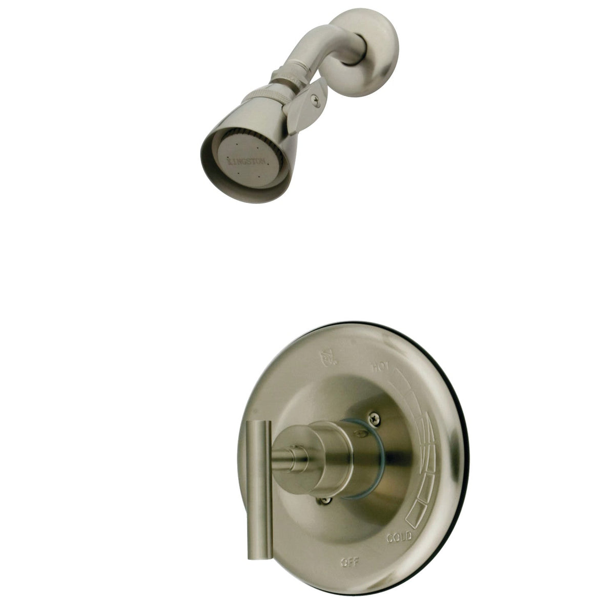 Manhattan Single-Handle Pressure Balanced Shower Faucet in Brushed Nickel