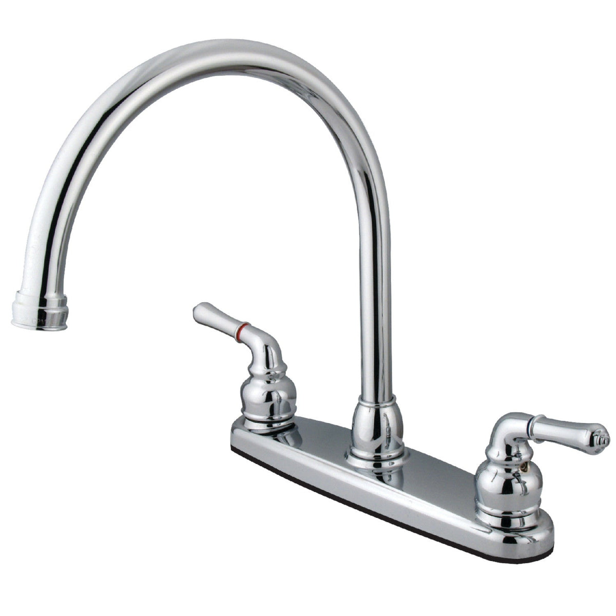 Magellan Double-Handle 8" Centerset Kitchen Faucet in Polished Chrome