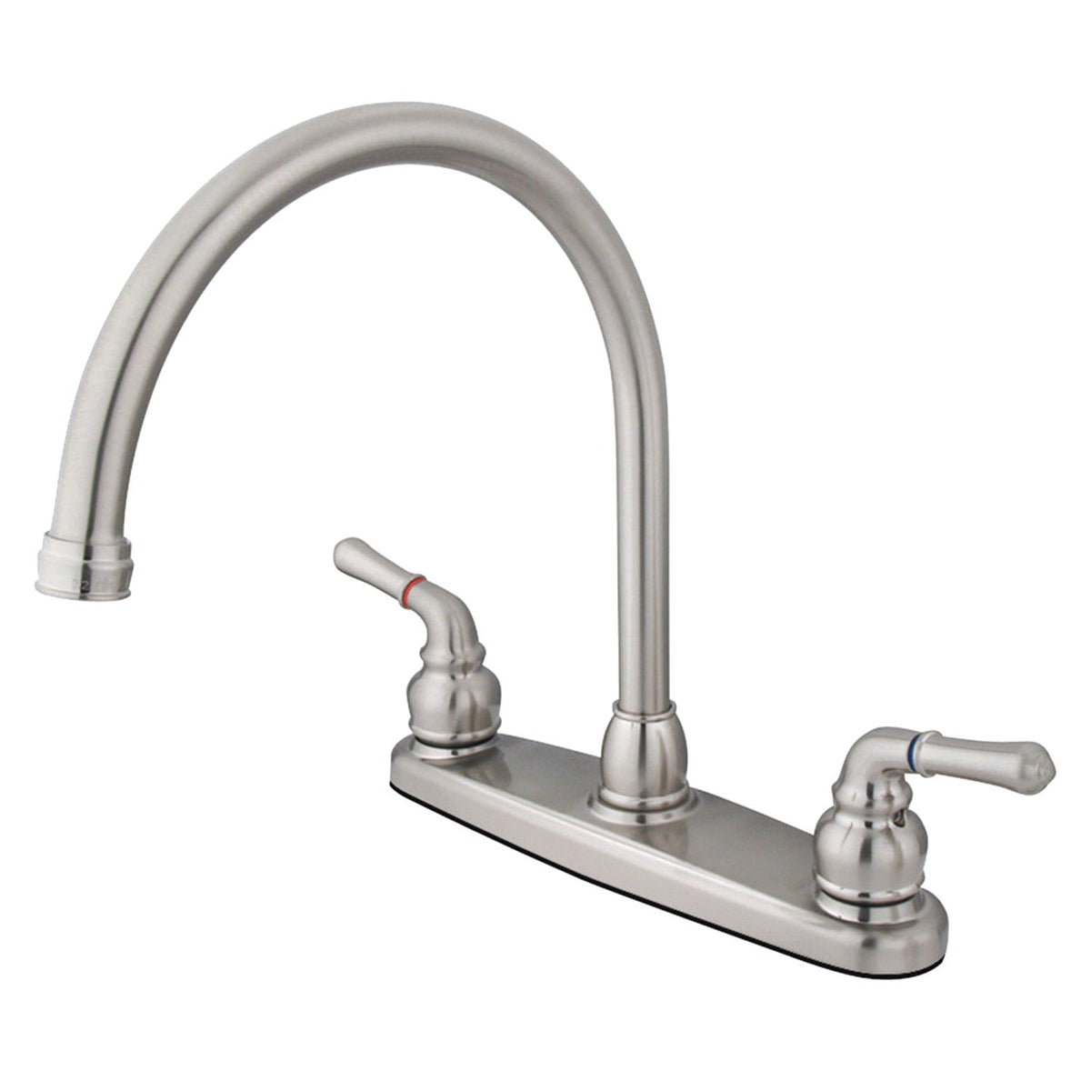 Magellan Double-Handle 8" Centerset Kitchen Faucet in Brushed Nickel