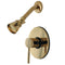 Kingston Brass Concord Single-Handle Pressure Balanced Shower Faucet, Polished Brass (KB8692DLSO)