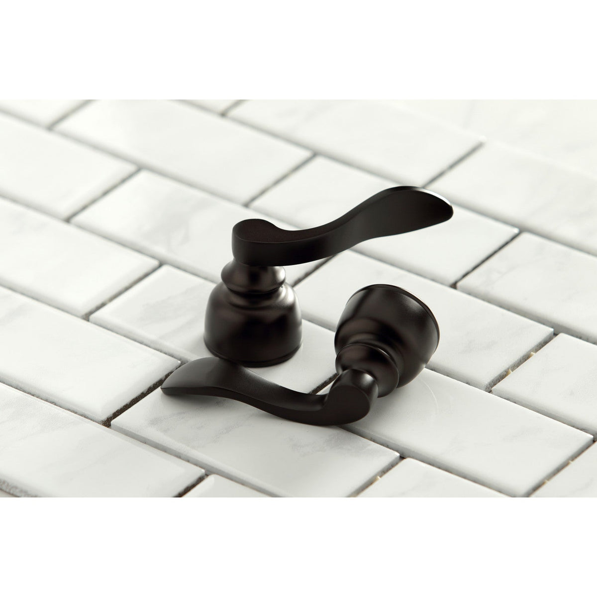 NuWave French Widespread Bathroom Faucet with Pop-Up Drain in Oil Rubbed Bronze