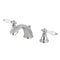 Kingston Brass American Patriot Widespread Bathroom Faucet with Pop-Up Drain, Polished Chrome (KB961APL)