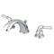 Kingston Brass Magellan Widespread Bathroom Faucet with Pop-Up Drain, Polished Chrome (KB961)
