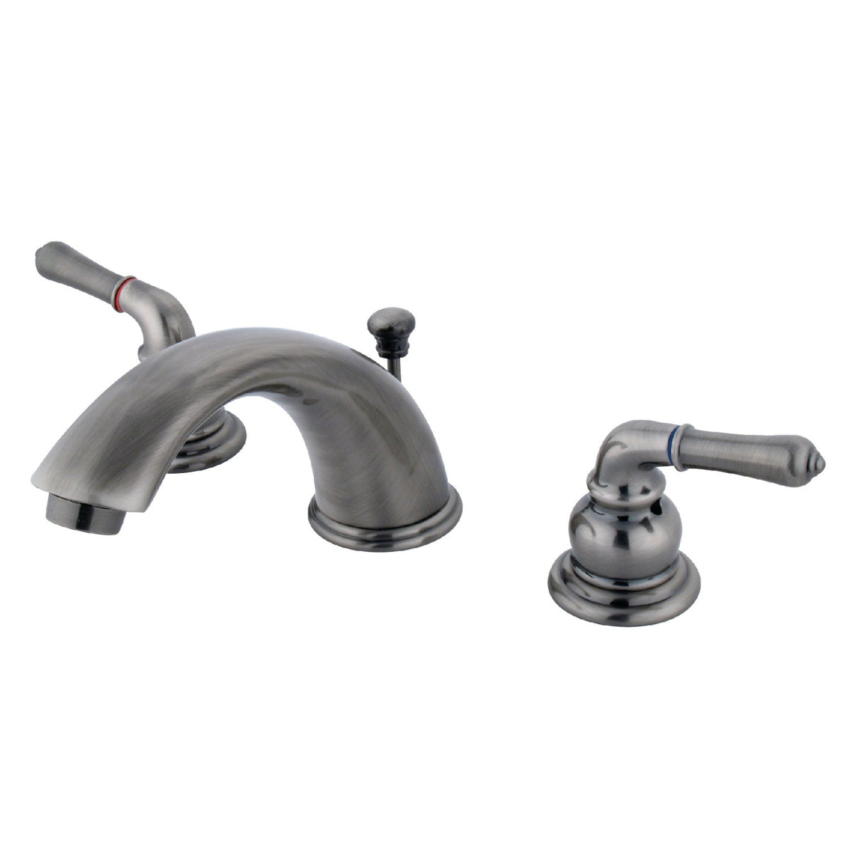 Magellan Widespread Bathroom Faucet with Pop-Up Drain in Black Stainless