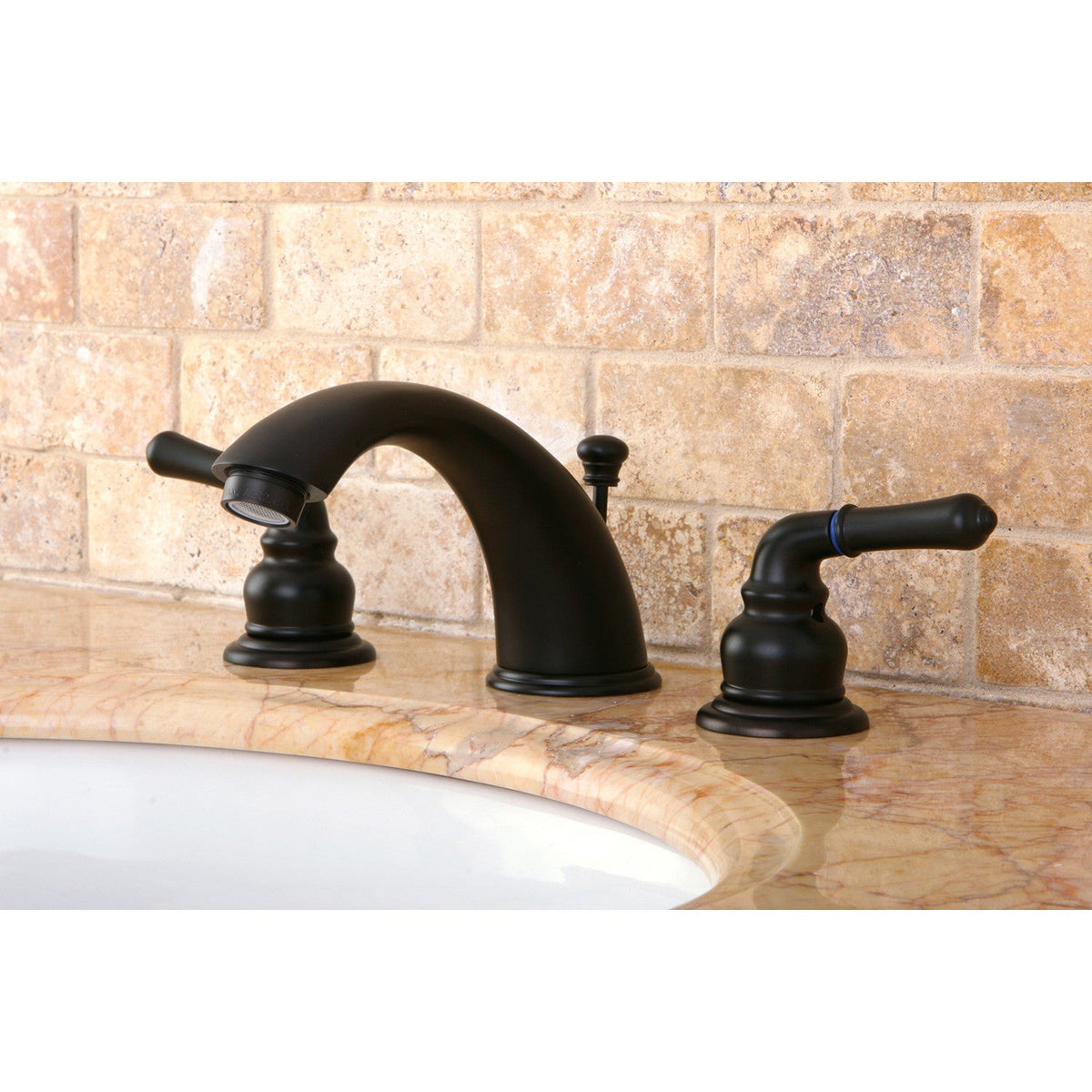 Magellan Widespread Bathroom Faucet with Pop-Up Drain in Oil Rubbed Bronze
