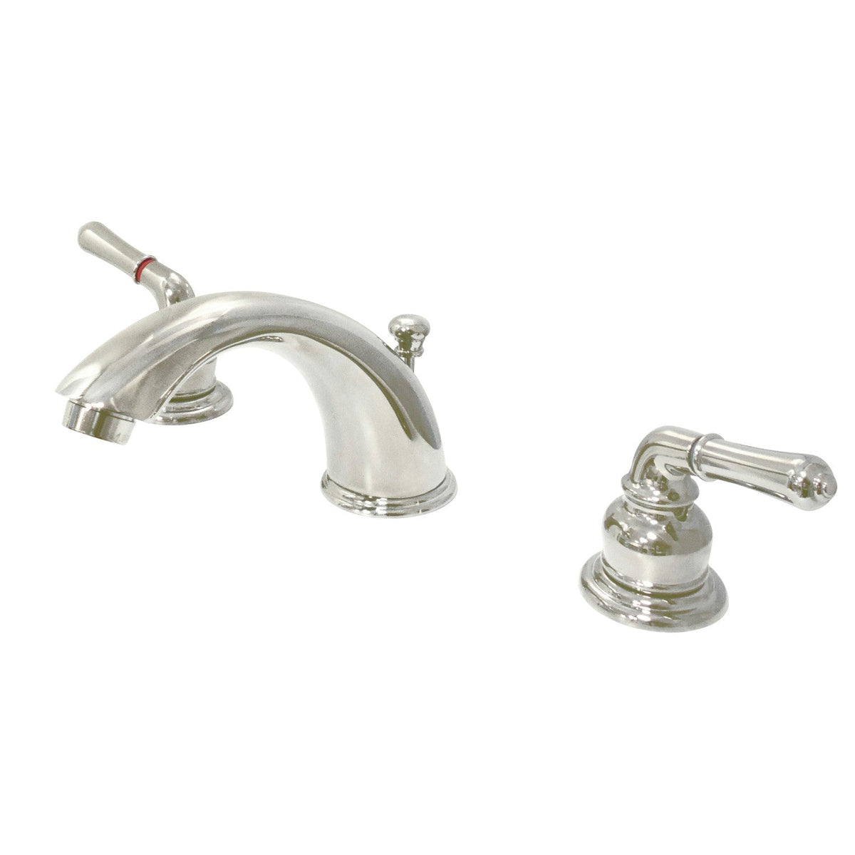 Magellan Widespread Bathroom Faucet with Pop-Up Drain in Polished Nickel