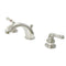 Kingston Brass Magellan Widespread Bathroom Faucet with Pop-Up Drain, Polished Nickel (KB966PN)
