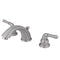 Kingston Brass Magellan Widespread Bathroom Faucet with Pop-Up Drain, Brushed Nickel (KB968)
