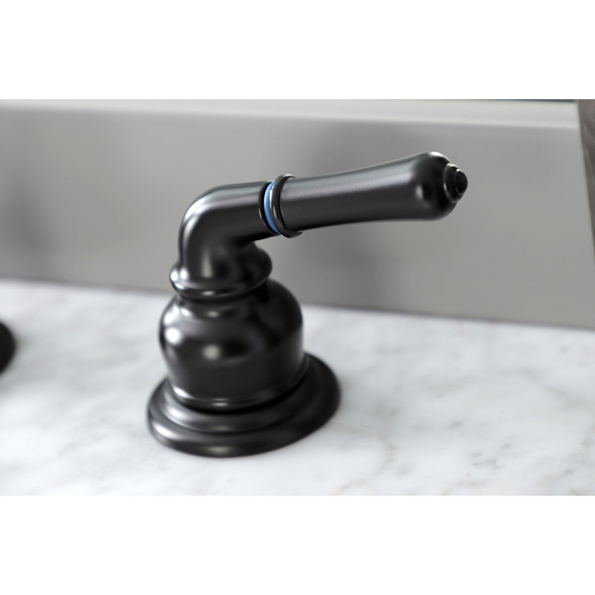 Magellan Widespread Bathroom Faucet with Pop-Up Drain in Matte Black