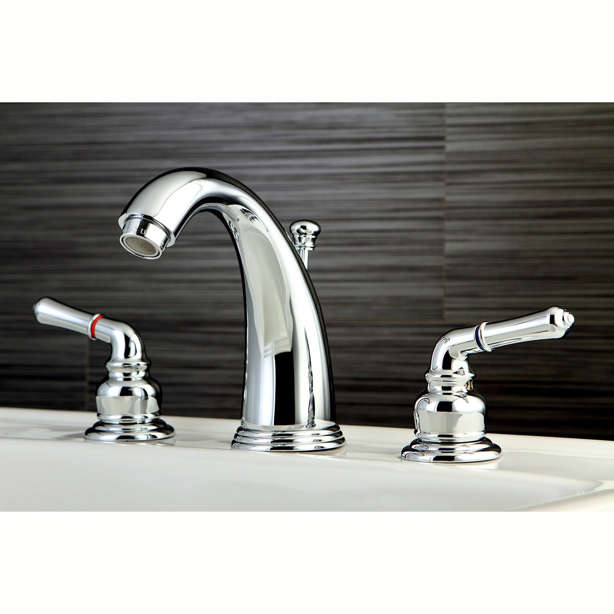 Magellan Widespread Bathroom Faucet with Pop-Up Drain in Polished Chrome