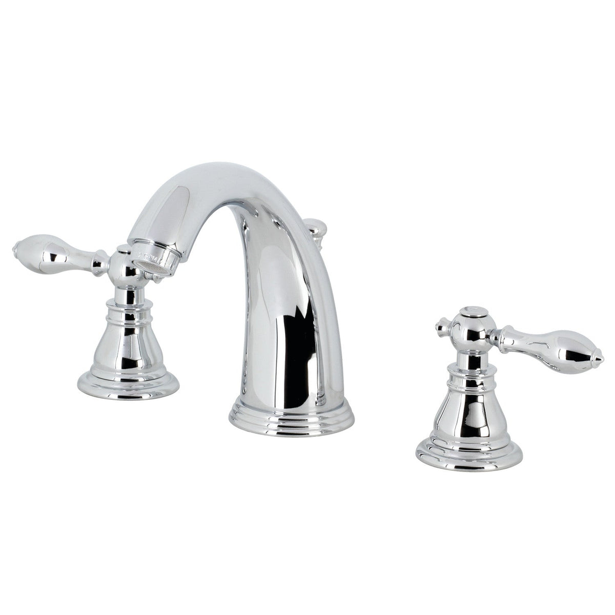 American Classic Widespread Bathroom Faucet with Pop-Up Drain in Polished Chrome