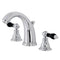 Kingston Brass Duchess Widespread Bathroom Faucet with Pop-Up Drain, Polished Chrome (KB981AKL)