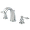 Kingston Brass Victorian Widespread Bathroom Faucet with Pop-Up Drain, Polished Chrome (KB981AL)