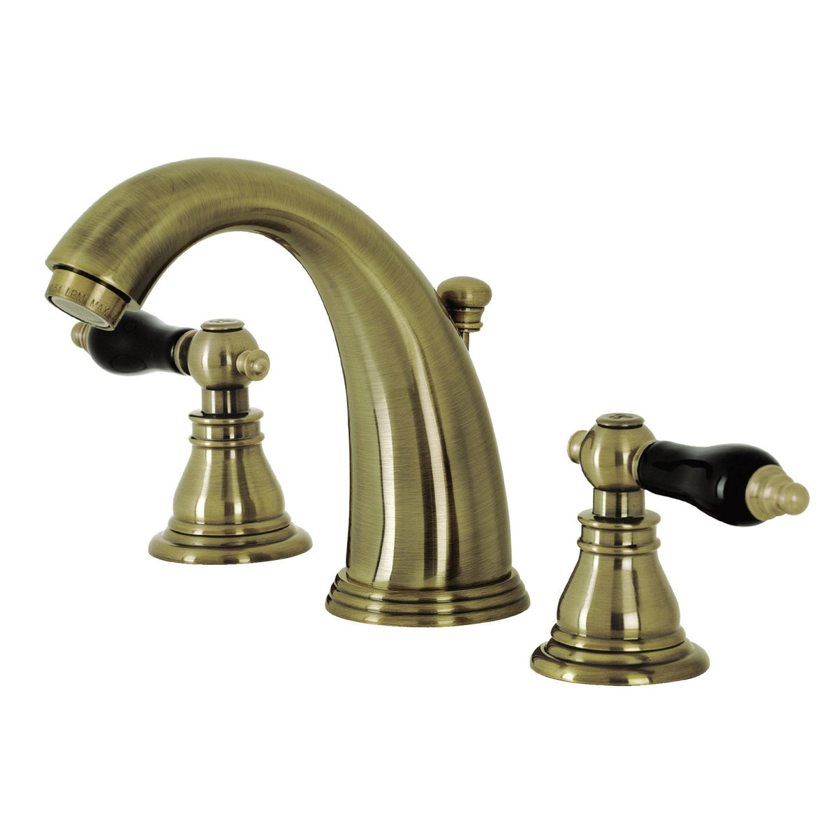 Duchess Widespread Bathroom Faucet with Pop-Up Drain in Antique Brass